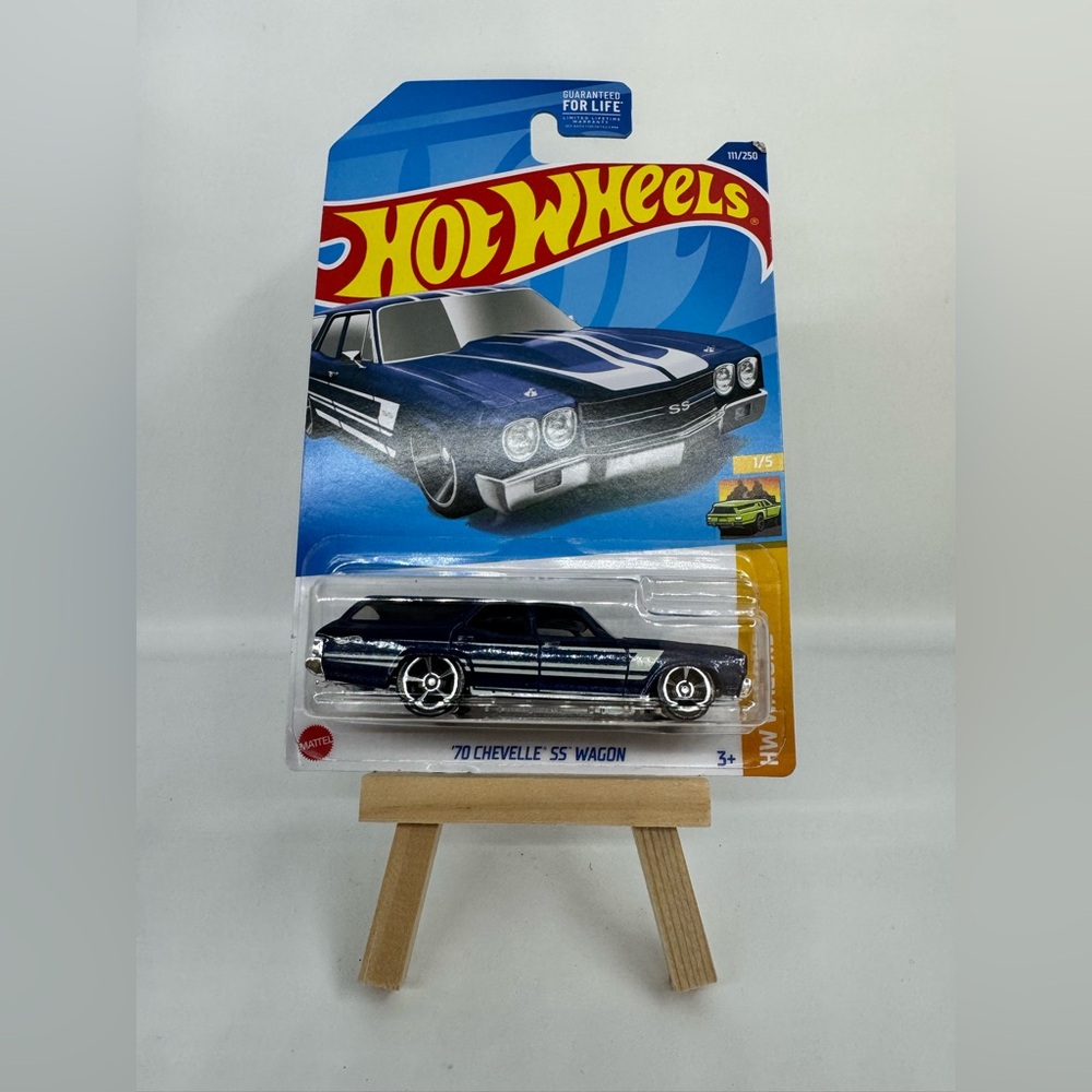 Mattel Hot Wheels Blue '70 Chevelle SS Wagon Mainline